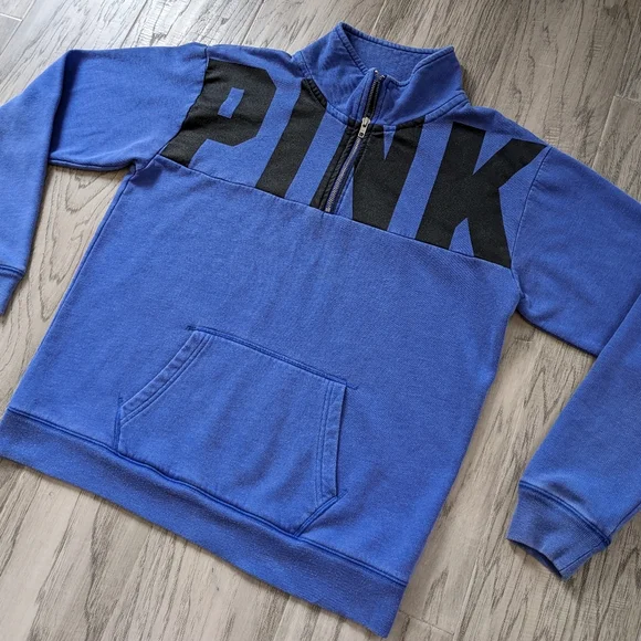 PINK Quarter Zip Sweater - Picture 2 of 10